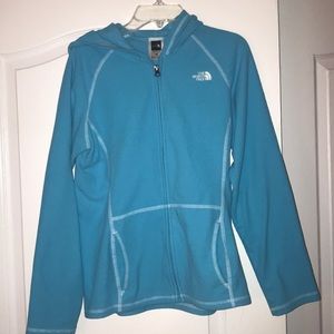 North Face zip up sweatshirt